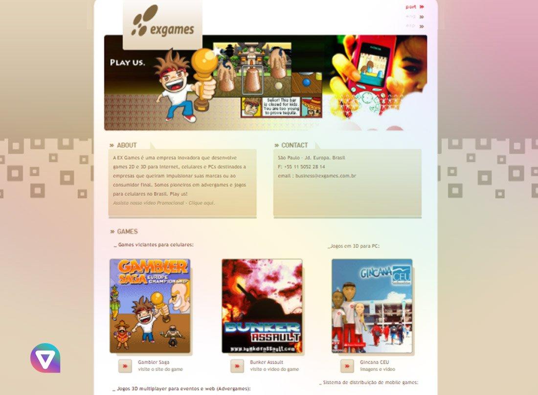 EX GAMES — braço de games e advergaming da EX.ID