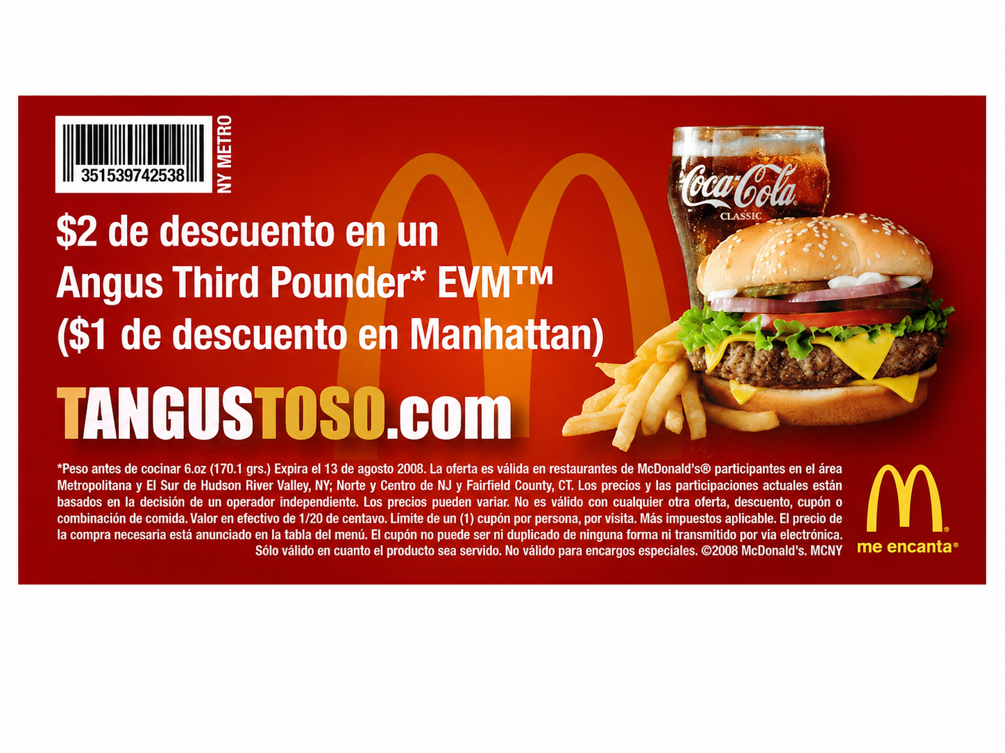 Banner digital da campanha Angusmania do McDonald’s