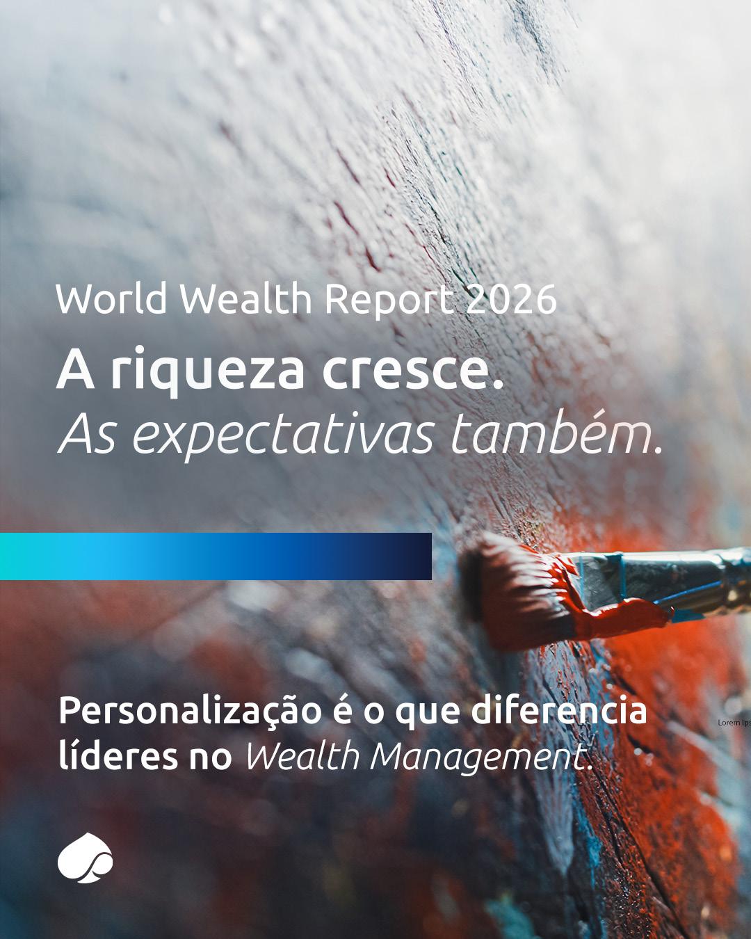 Carrossel do World Wealth Report 2026 da Capgemini adaptado para o LinkedIn brasileiro pela Ex.id