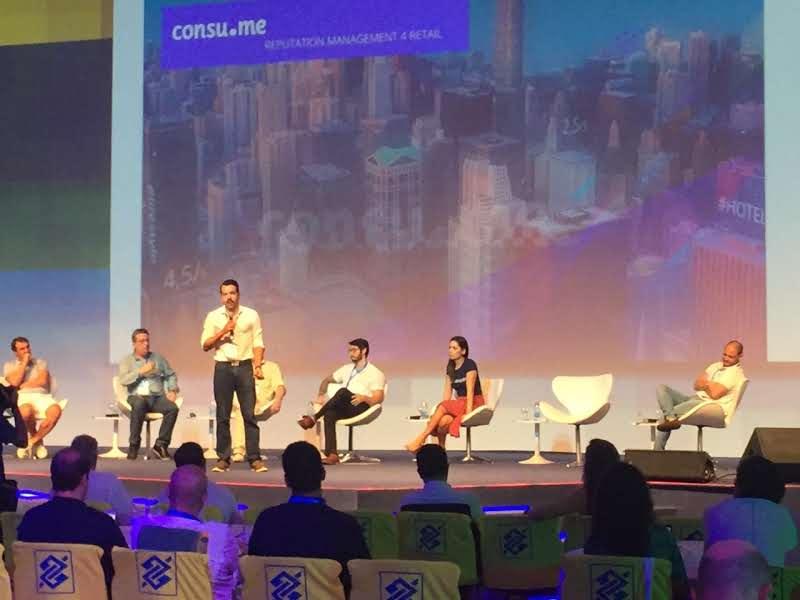 José Jarbas no palco da ABF em Comandatuba